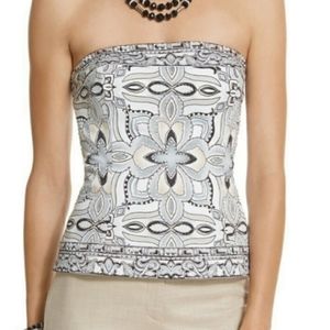 Glam Corset Bustier Sleeveless Neutral Goddess size small